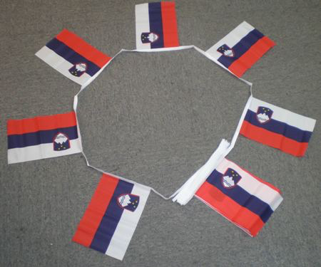 6m 20 Flag Slovenia Bunting