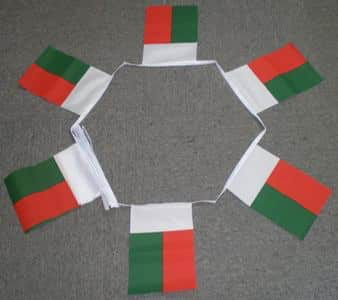 6m 20 Flag Madagascar Bunting