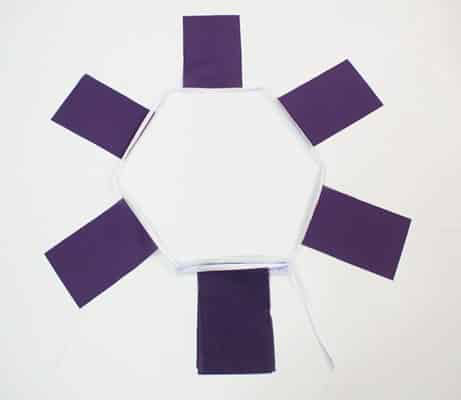 6m 20 Flag Purple Bunting