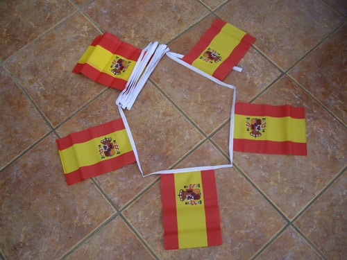 6m 20 Flag Spain State Bunting