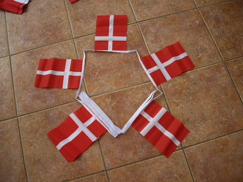 Denmark Bunting - 6 metres