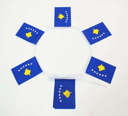 6m 20 Flag Kosovo Bunting