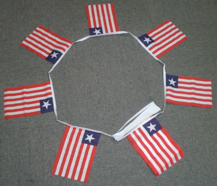 6m 20 Flag Liberia Bunting