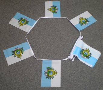 6m 20 Flag San Marino Bunting