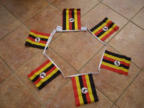 6m 20 Flag Uganda Bunting