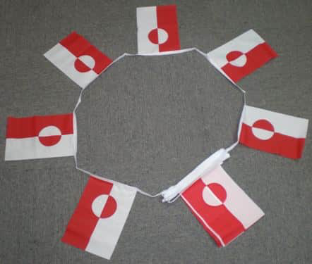 6m 20 Flag Greenland Bunting
