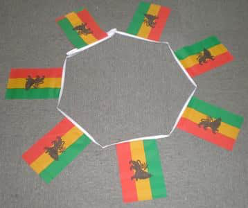 Ethiopia With Lion Bunting - 6 metres