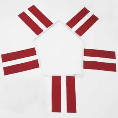 6m 20 Flag Latvia Bunting