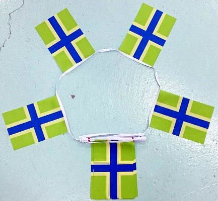 6m 20 Flag Gloucestershire New Bunting