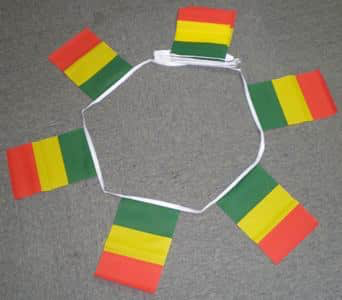 6m 20 Flag Mali Bunting