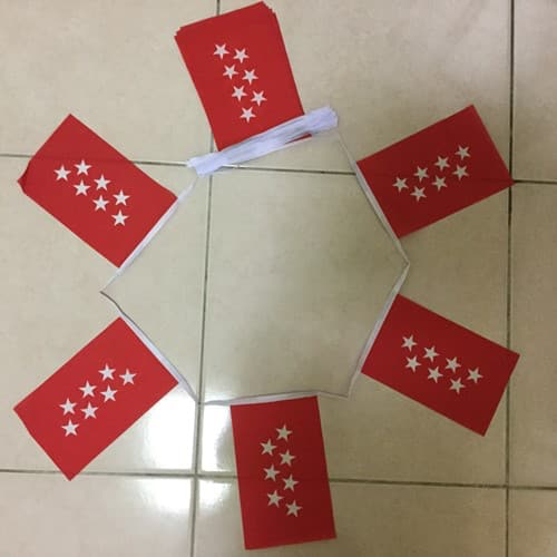 6m 20 Flag Madrid Bunting