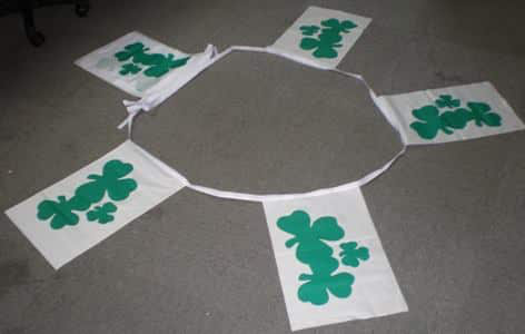Shamrock Bunting (Ireland) -20 metres