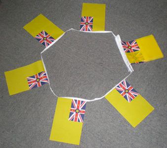 6m 20 Flag Niue Bunting
