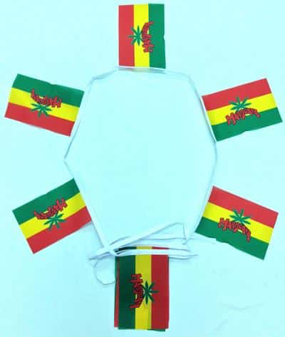 6m 20 Flag Marijuana Bunting