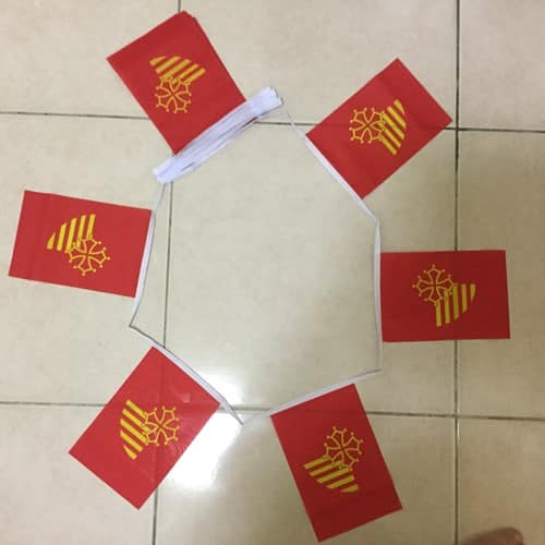 6m 20 Flag Languedoc Roussillon Bunting