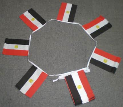Egypt Bunting - 6 metres