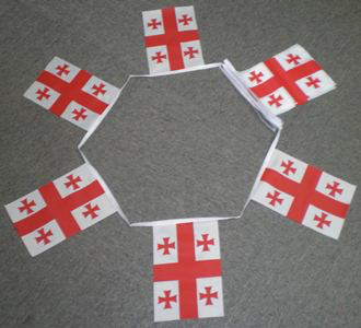 6m 20 Flag Georgia Bunting (Country)