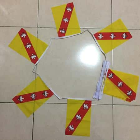 6m 20 Flag Lorraine Bunting