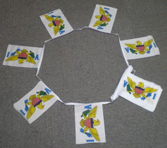 US Virgin bunting - 6 metres