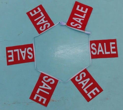 6m 20 Flag Sale Bunting