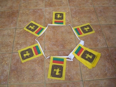 6m 20 Flag Sri Lanka Bunting