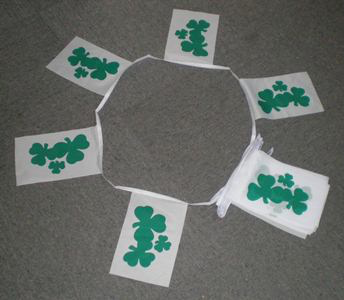 6m 20 Flag Shamrock Bunting (Ireland)
