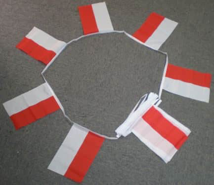 6m 20 Flag Indonesia Bunting