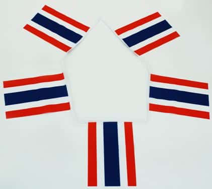 6m 20 Flag Thailand Bunting