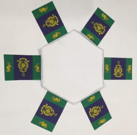 6m 20 Flag Signal Squadron Royal Marines (Commando Brigade) Bunting