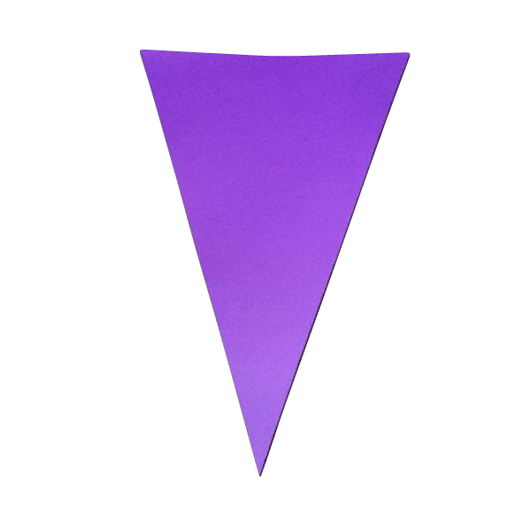 Purple PVC Bunting