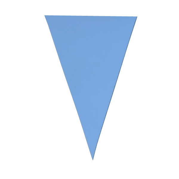 Sky Blue PVC Bunting - 10 metres