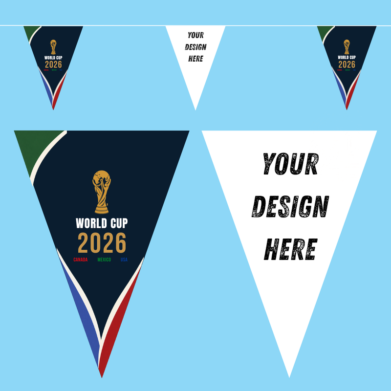 Custom Printed World Cup 2026 Bunting