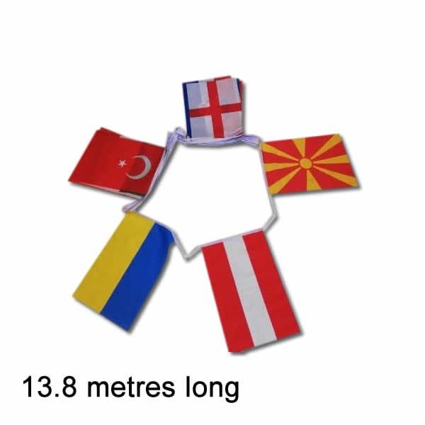 Large Euro 2020 Nations Bunting