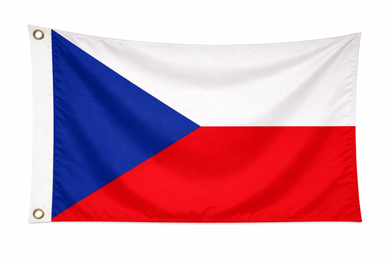 Czech 1.52m x 0.91m (5ftx 3ft) Budget Display Flag