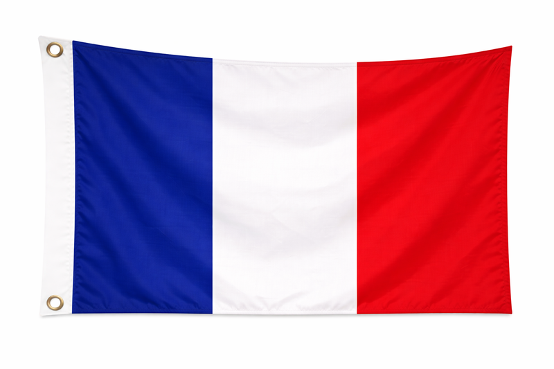 France 0.91m x 0.60m (3ft x 2ft) Budget Display Flag
