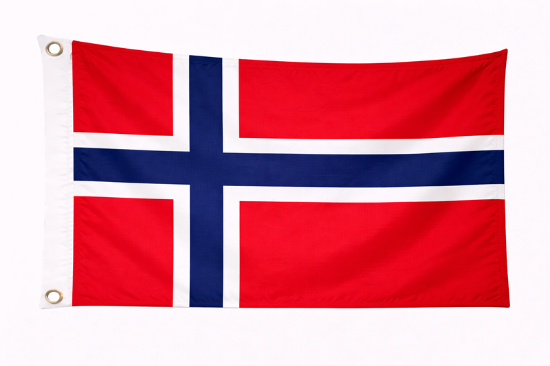 Norway Budget Display Flag 91cm x 60cm (3ft x 2ft)