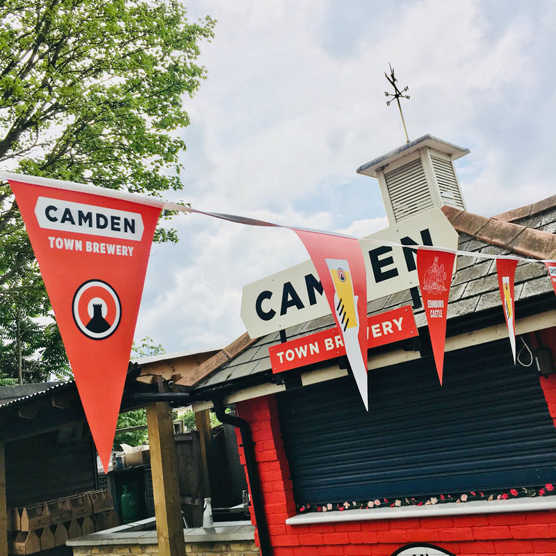 Brewery/Pub Synthetic Bunting - A4 Triangles