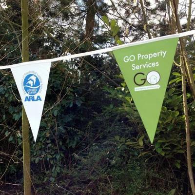 Bespoke Brewery/Pub PVC Bunting - A4 Triangles