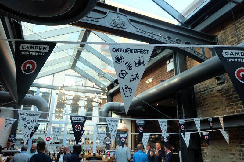 Brewery/Pub Synthetic Bunting - A4 Triangles