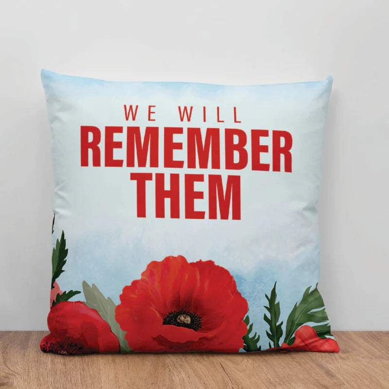 Remembrance Day Commemorative Cushion - Design 1