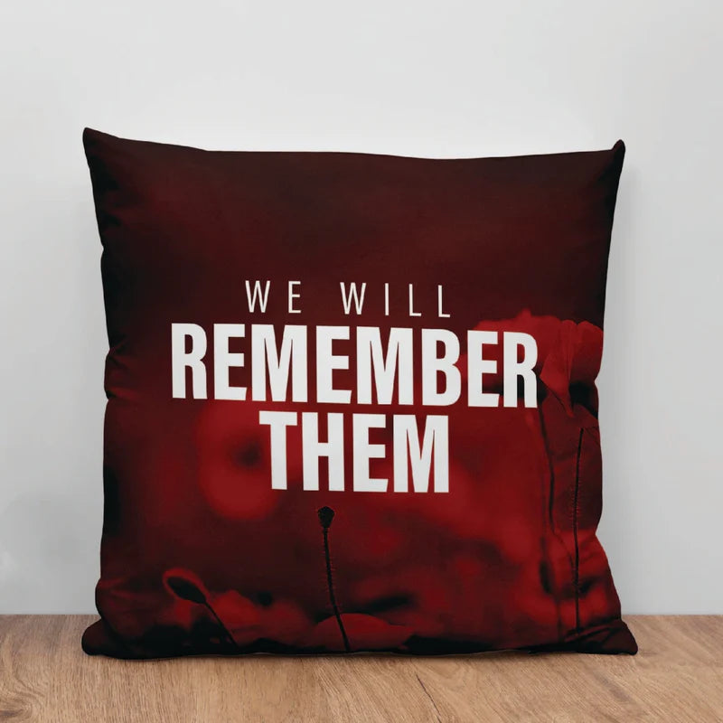 Remembrance Day Commemorative Cushion - Design 2