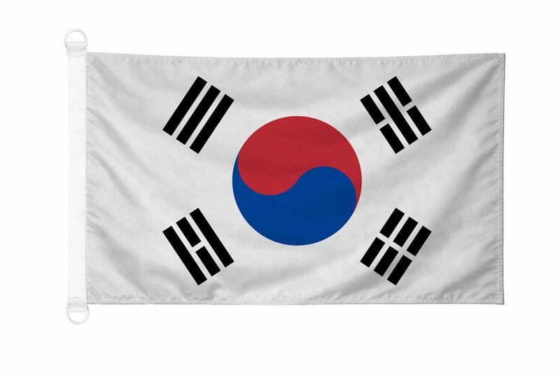Printed South Korea Flags