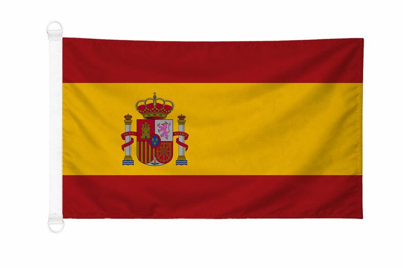 Printed Polyester Spain Flag 2.0yrd