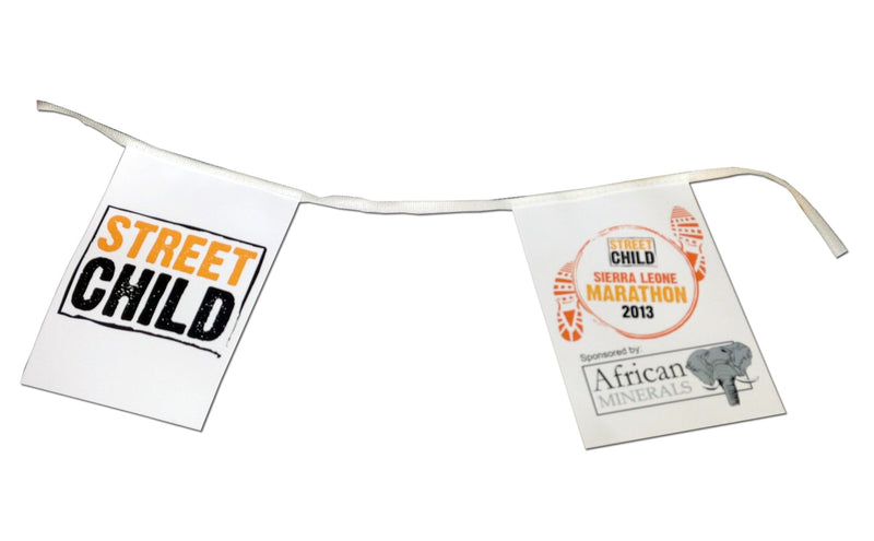 Bespoke Printed Paper Bunting - A4 Rectangles - QUICK DELIVERY
