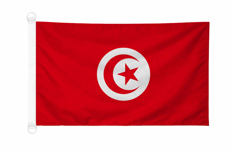 Printed Tunisia Flags