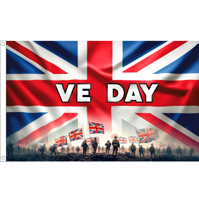 VE Day 8ft x 5ft Flag