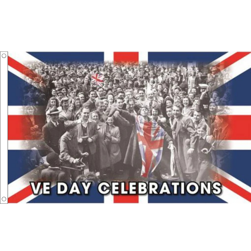 VE Day Celebration 5ft x 3ft Flag