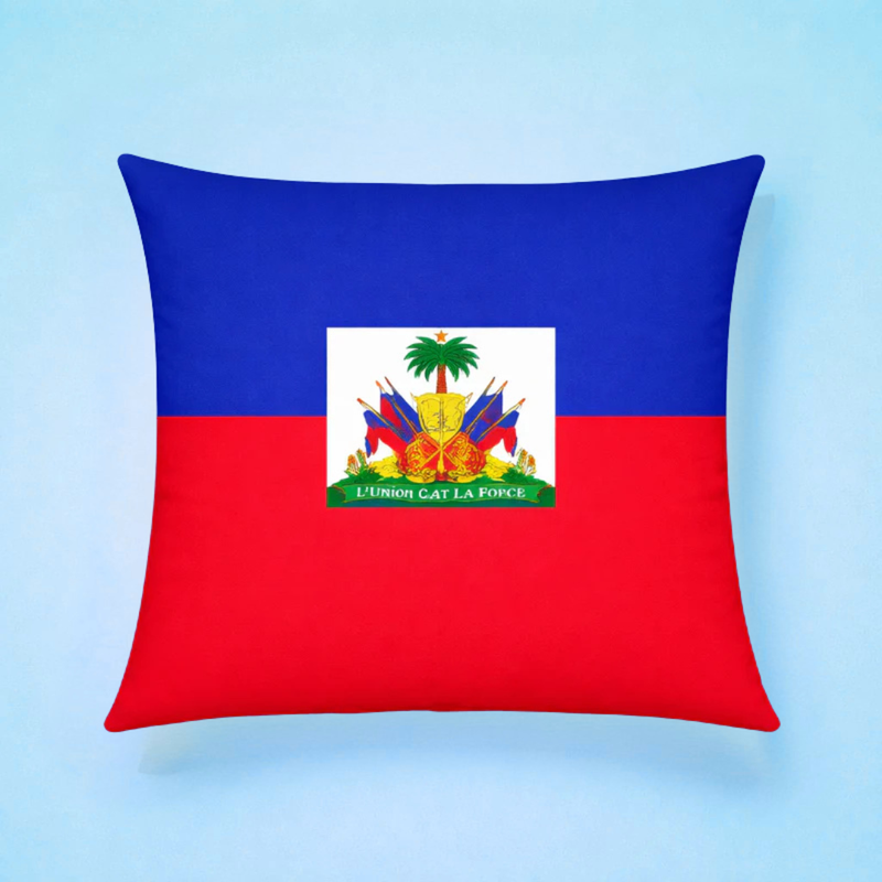 Haiti Flag Cushion