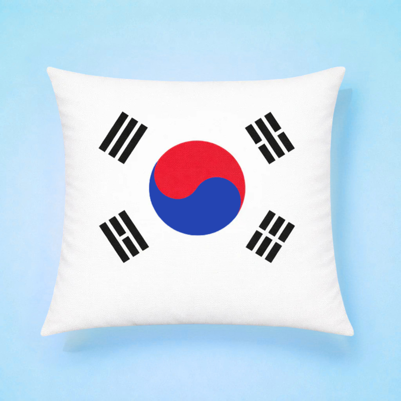 Korea Republic Flag Cushion