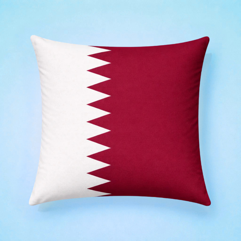 Qatar Flag Cushion